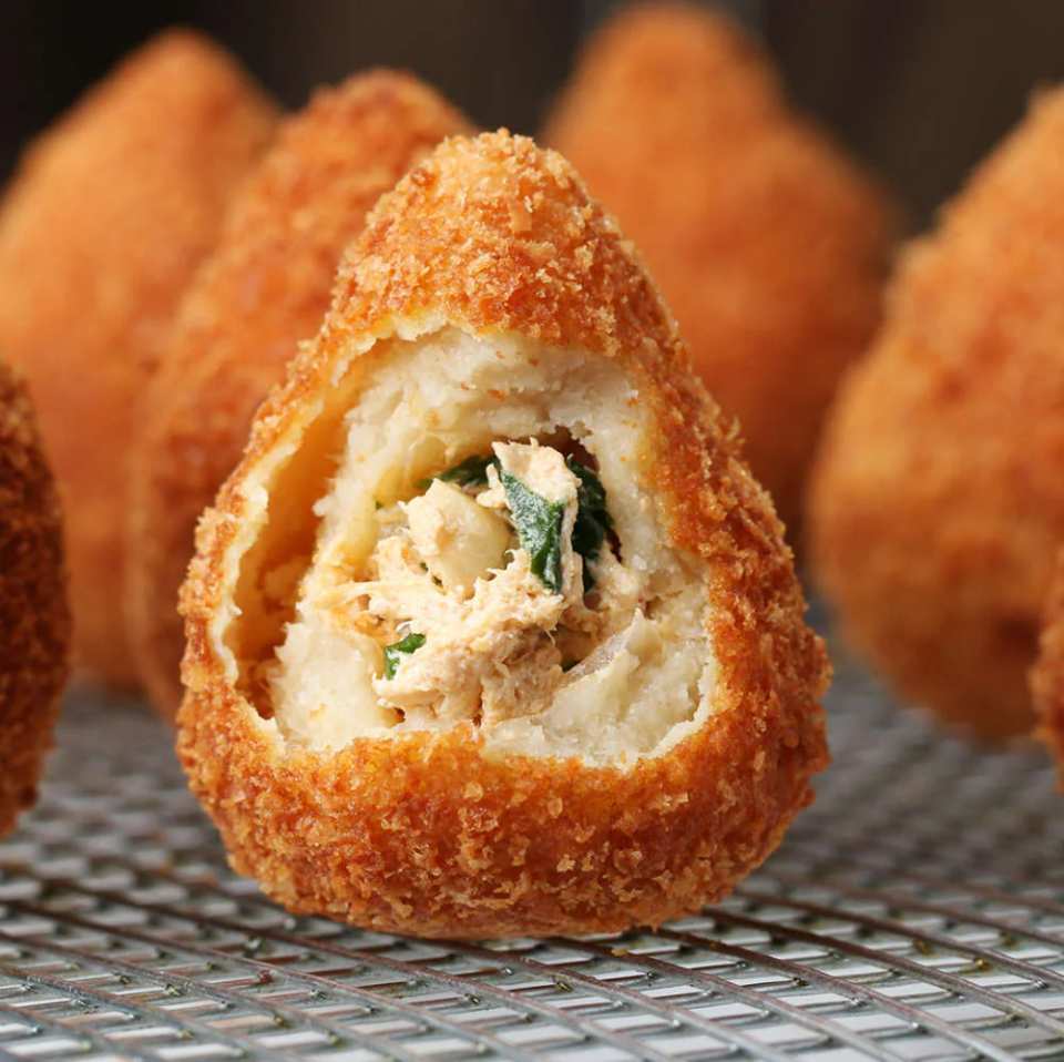 Brazilian Chicken Croquettes (coxinha)