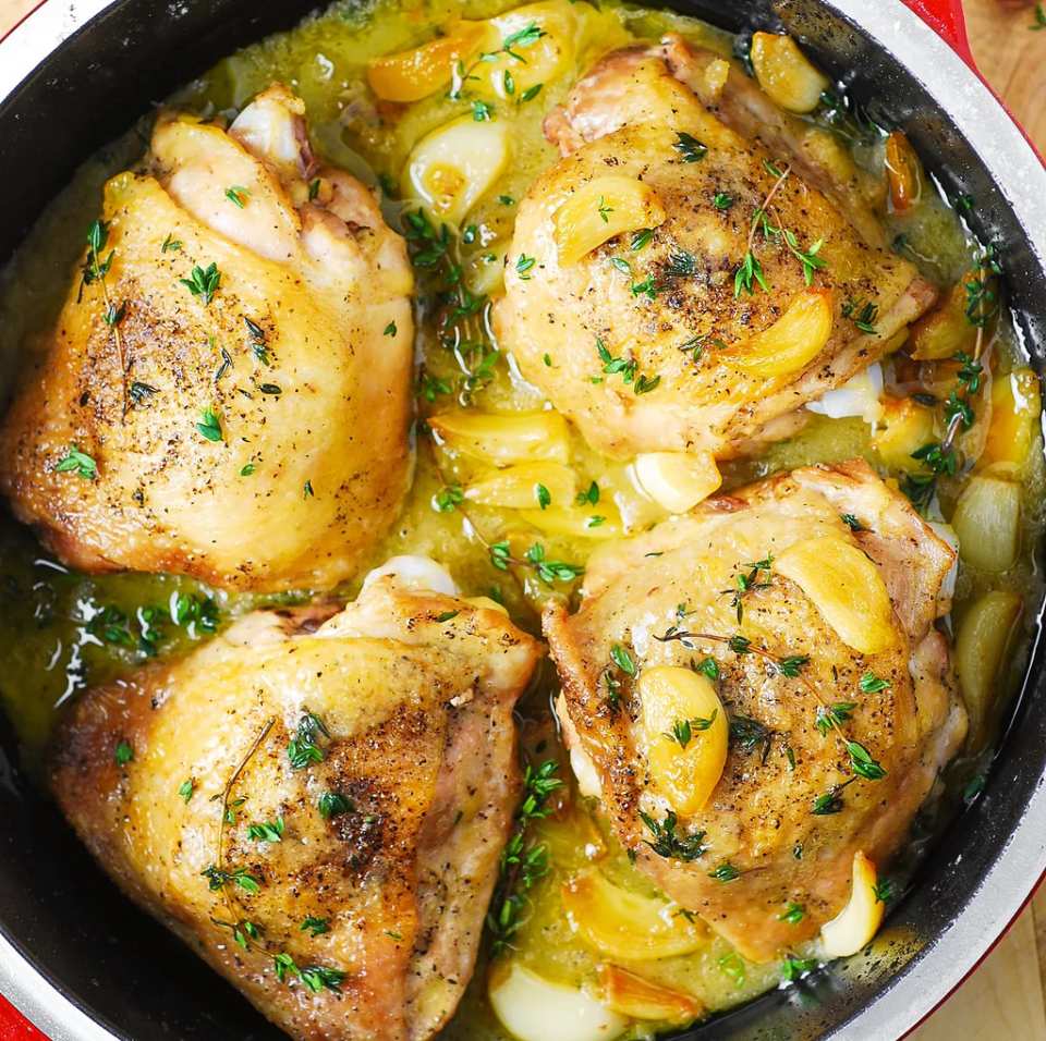 40 Clove Garlic Chicken