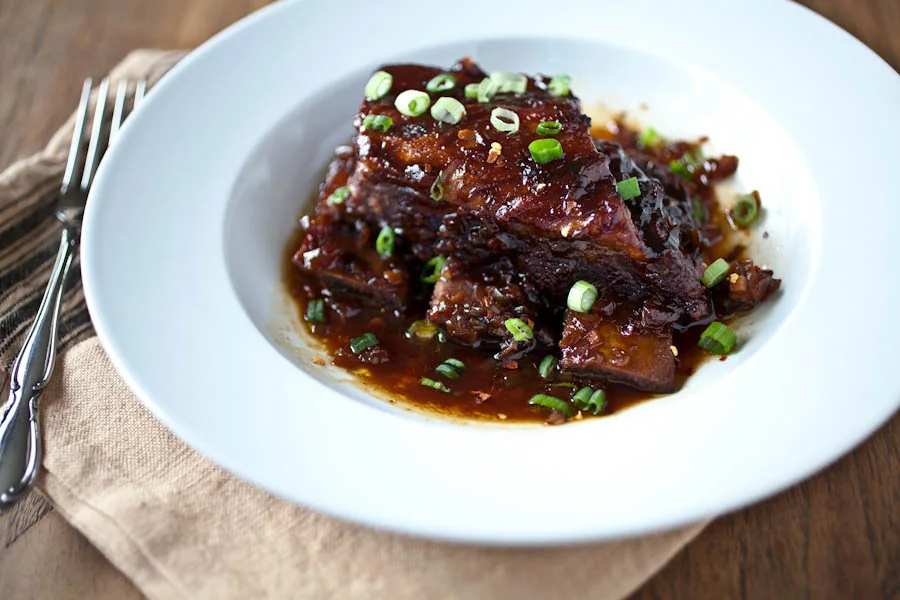 Asian Spiced Short Ribs and Veg Puree