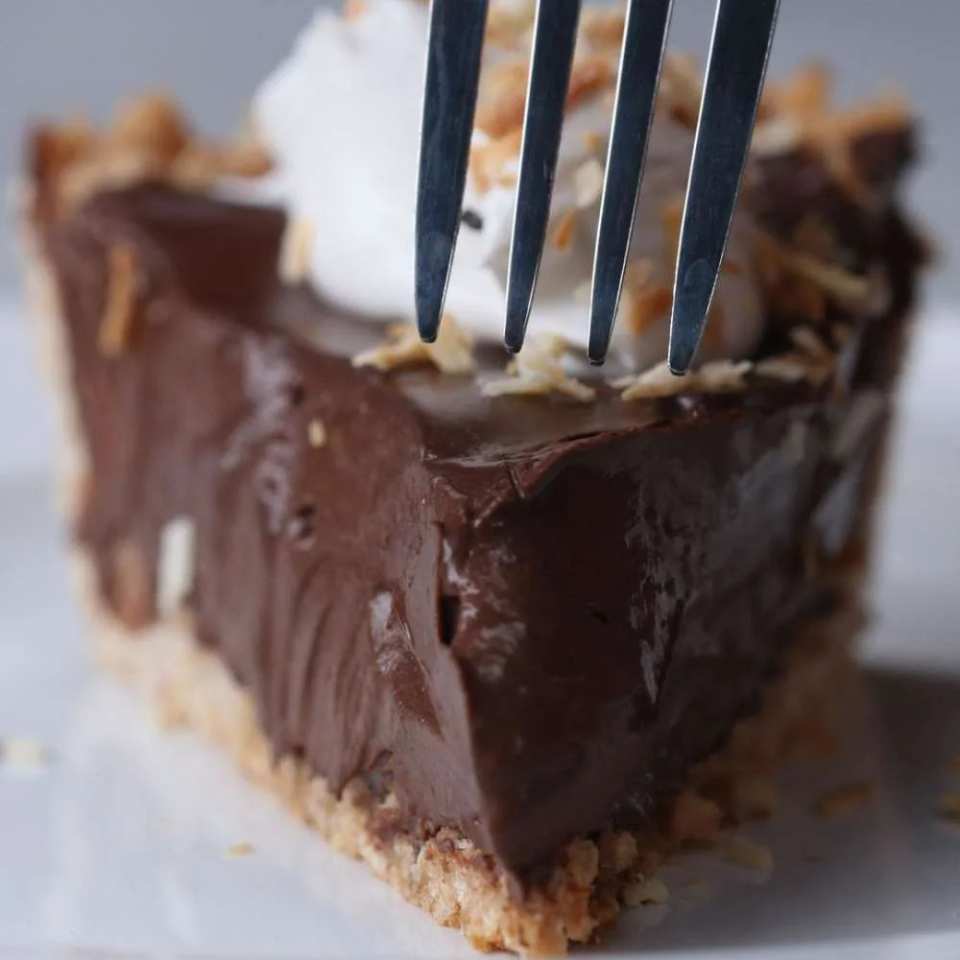 Dairy-free Chocolate Coconut Cream Pie