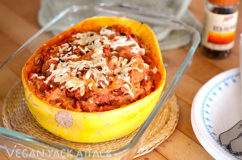 Chicken and Veggie Spaghetti Squash
