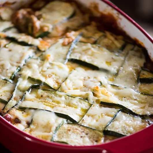 “No Pasta” Super Cheesy Zucchini Lasagna