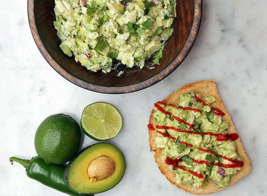 Avocado Chicken Salad Toast