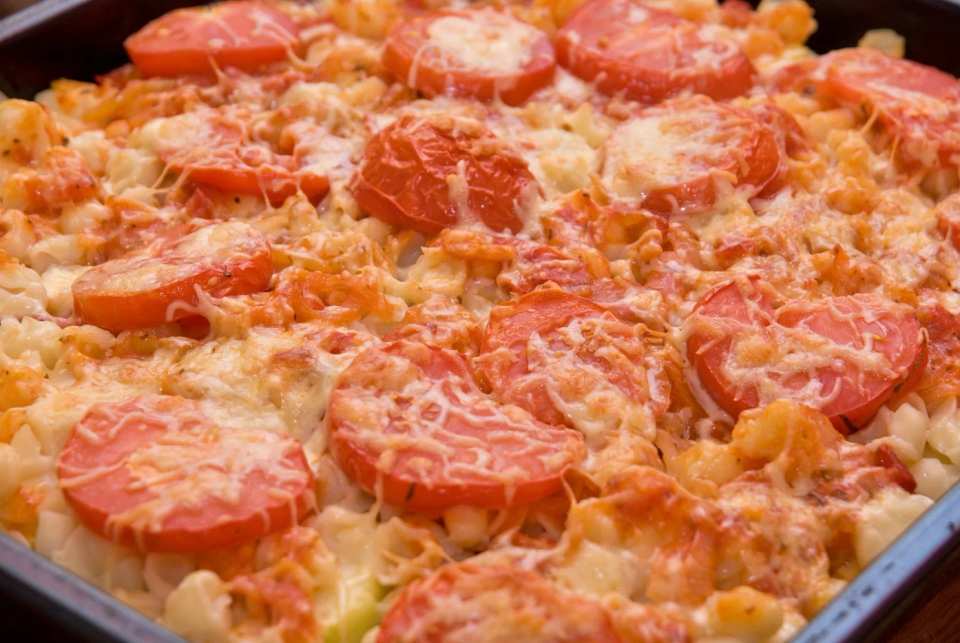 Tortellini Pizza Bake