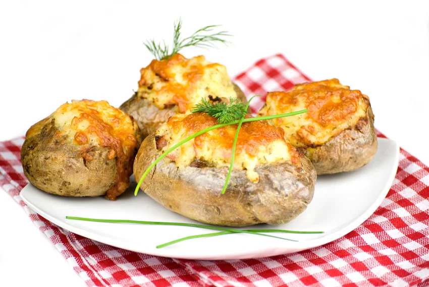 Baked Stuffed Potatoes