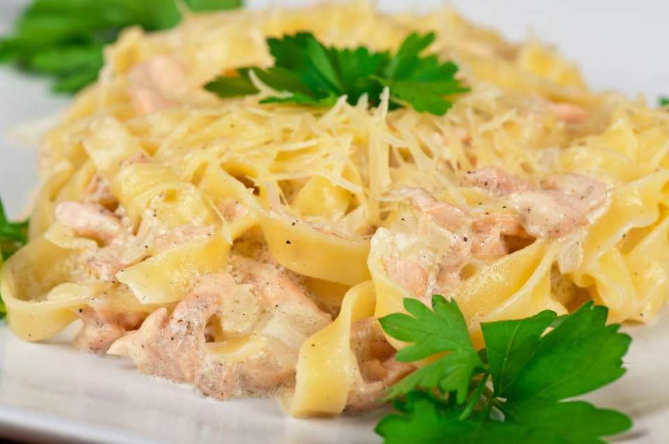 Tasty Shrimp Fettuccine Alfredo