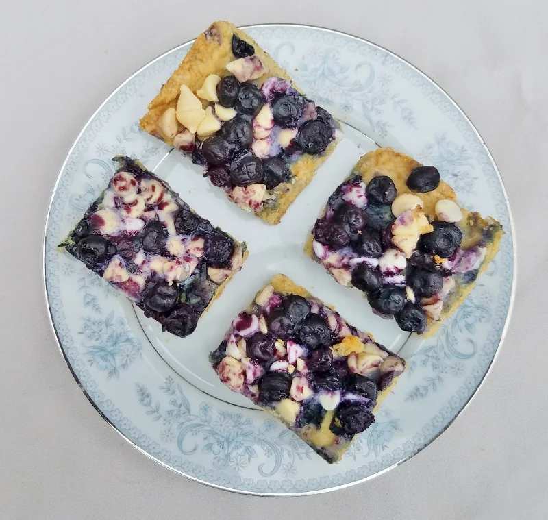 Blueberry White Chocolate Bars