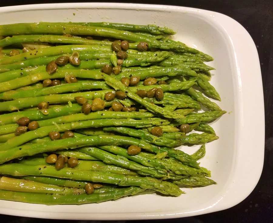 Lemon Caper Asparagus