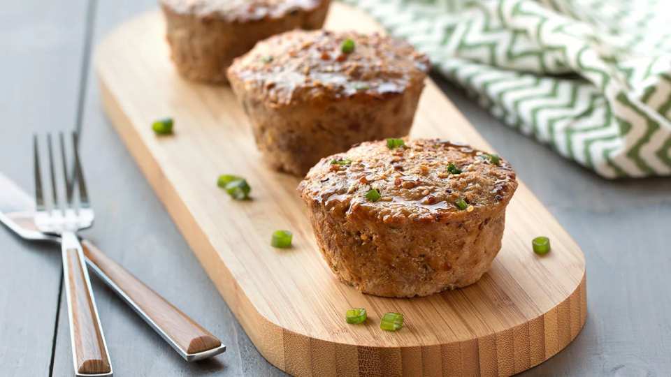 Teriyaki Meatloaf Muffins