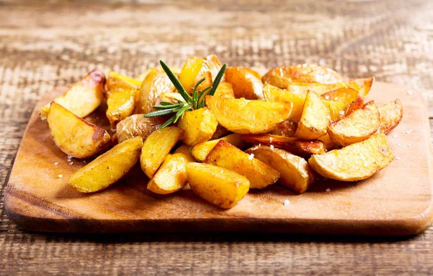 Crispy Garlic Cheesy Taters