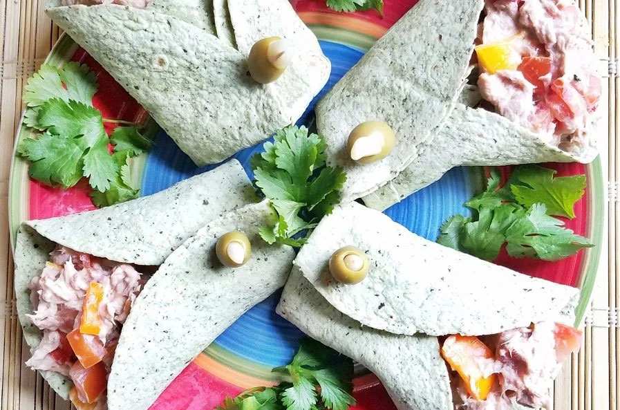 Tuna Veggie Wraps