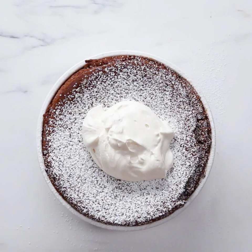 Giant Chocolate Soufflé