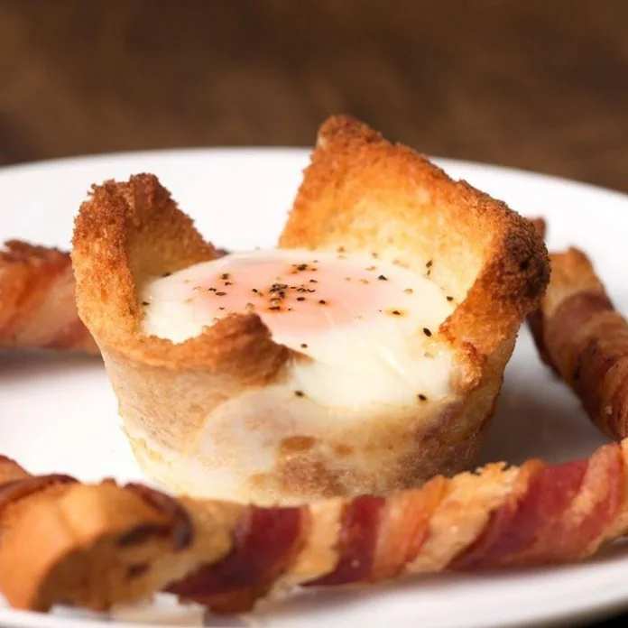 Egg Cup and Bacon Soldiers