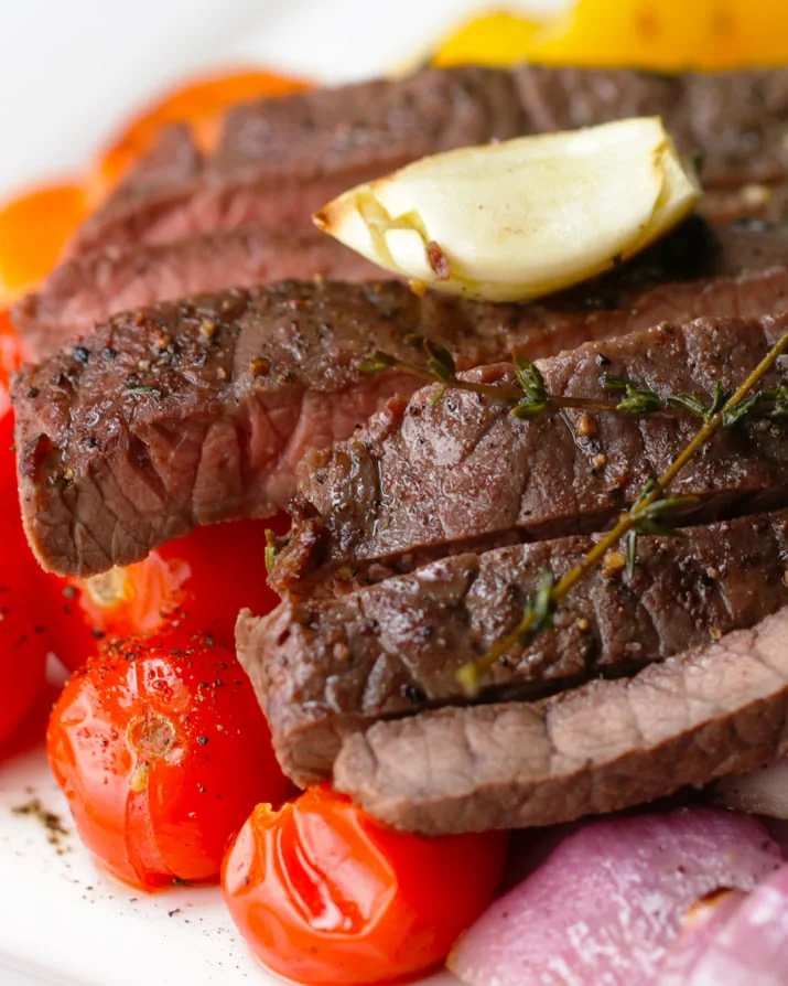 Sheet Pan Steak and Rainbow Veggies