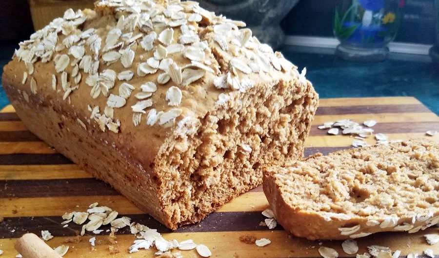 Oatmeal Honey Cinnamon Quick Bread