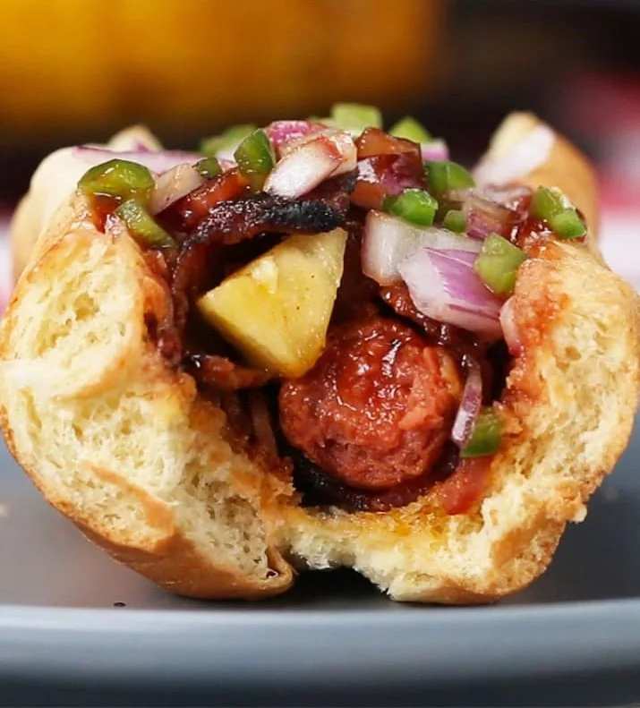 Grilled Swineapple Dogs