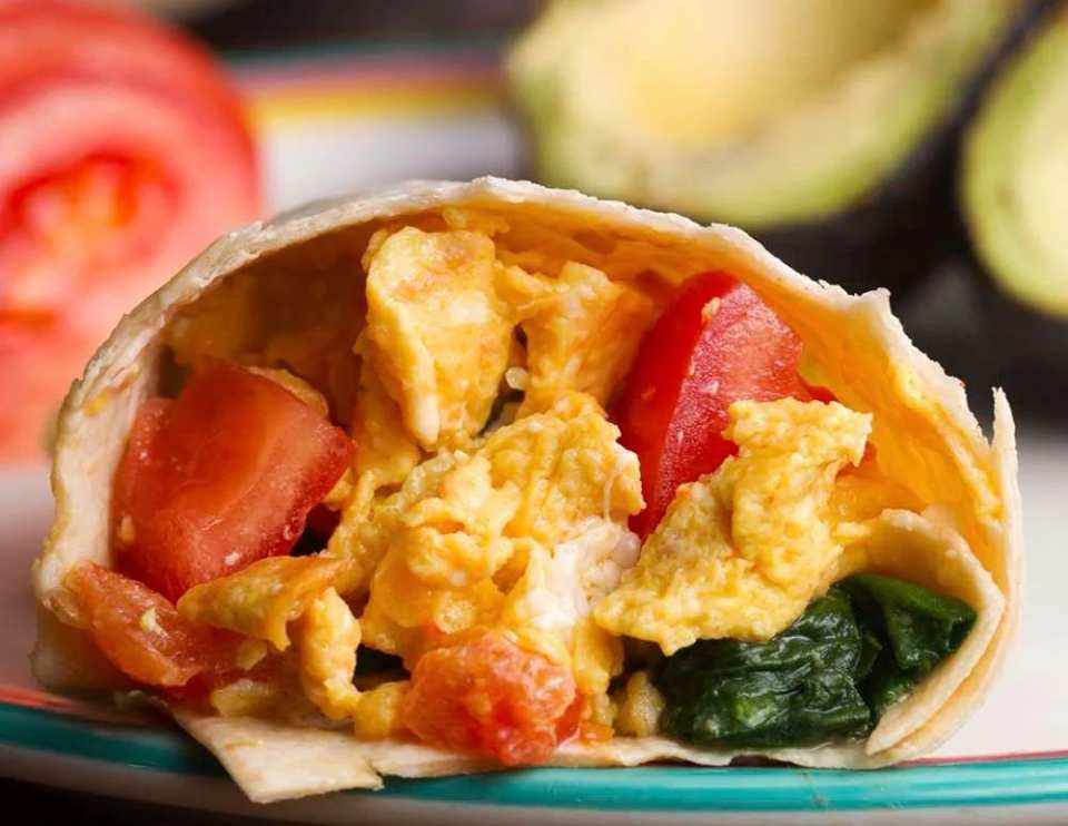 Freezer-prep Breakfast Burritos