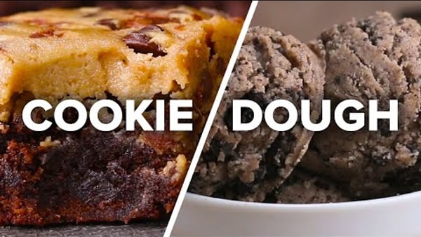 Cookie dough desserts from the six-recipe video collection